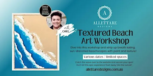 TEXTURED BEACH ART: MAKE WAVES & CREATE MAGIC – ONE DATE ONLY