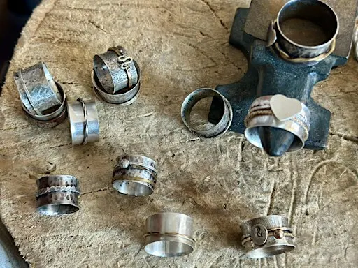 Sterling Silver Spinner Ring - Saturday Metalsmithing Workshop