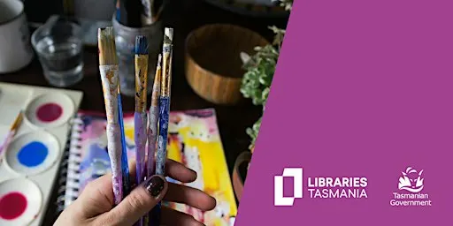 Focused art at Huonville Library