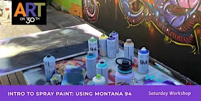 SAT AM - Intro to Spray Paint workshop with Efren Obeso
