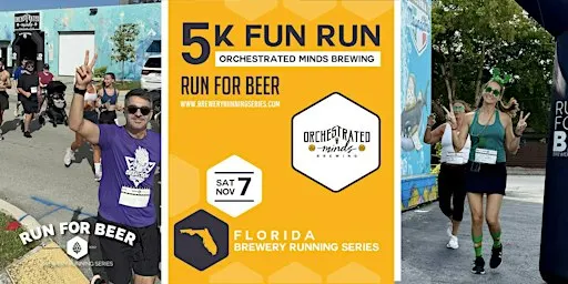 5k Beer Run x Orchestrated Minds | 2026 Florida Brewery Running Series