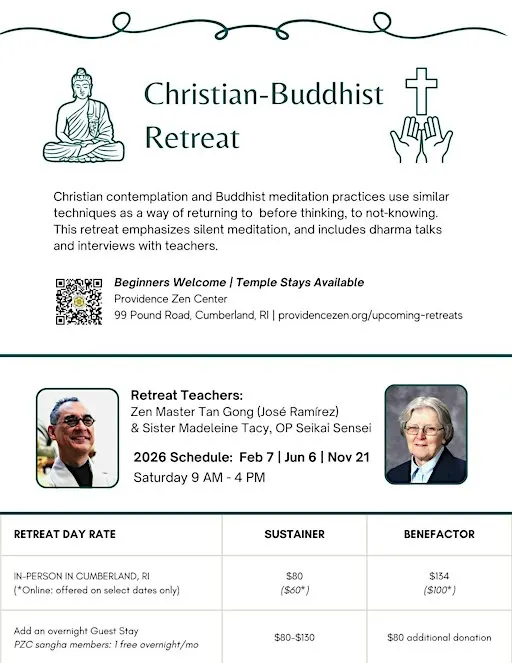Christian Buddhist Retreat - In Person