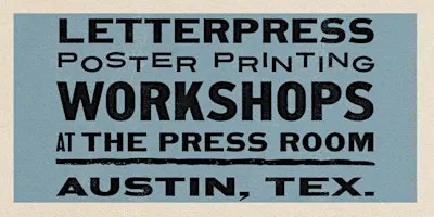 Letterpress Poster Printing Workshop