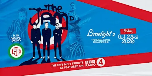 The Jam'd – UK's No.1 Tribute to The Jam, Belfast