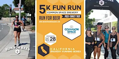 5k Turkey Trot x Common Space Brewery | 2026 CA Brewery Running Series