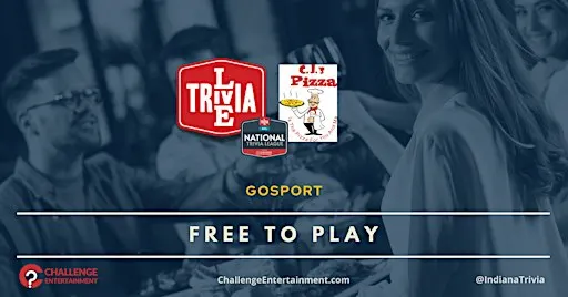 Weekly Live Trivia Nights at CJ's Pizza - Gosport
