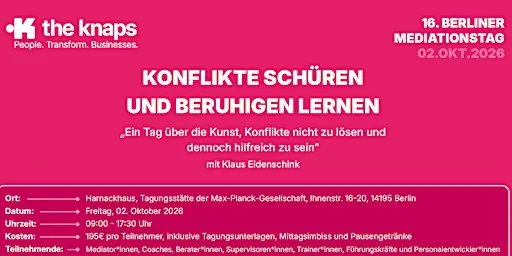 16. Berliner Mediationstag