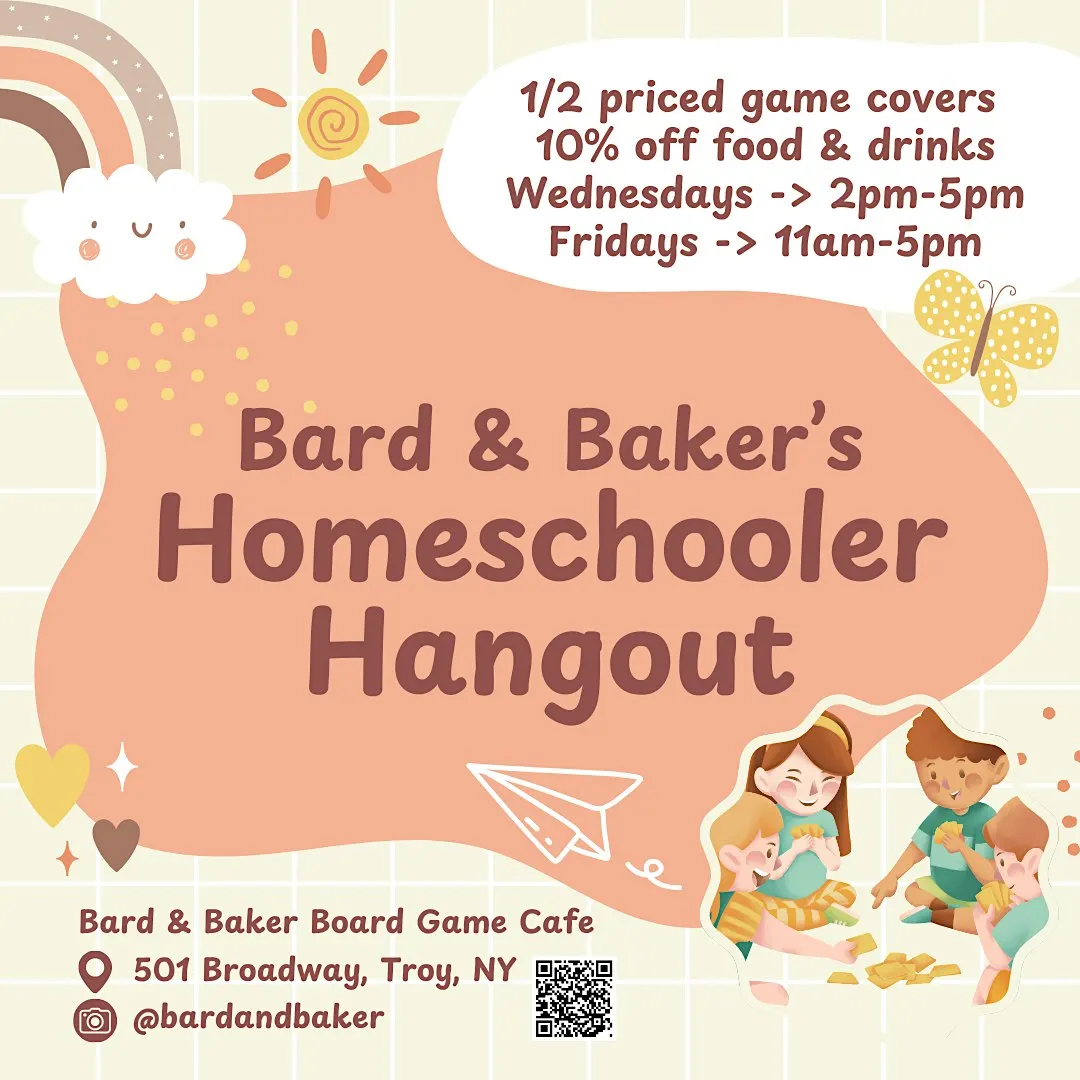 Homeschooler Hangout at Bard & Baker