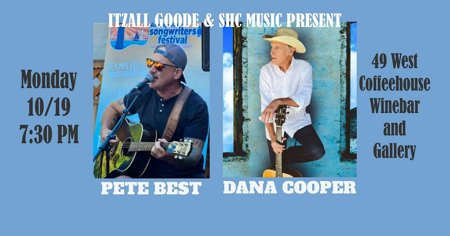 ITZALL Goode and SHC Music Tribe Present Pete Best and Dana Cooper