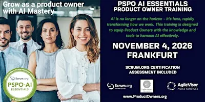 Product Owner - AI Essentials (PSPO-AIE). A Scrum.org Certified Training.
