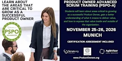 Certified Training | Professional Scrum Product Owner - Advanced (PSPO-A)