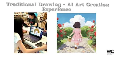Traditional Drawing + AI Art Creation Art Workshop 传统手绘&AI绘画工作坊 (Wed.周三)