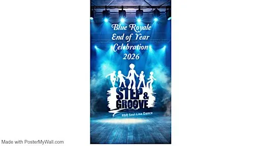 Blue Royale Nottingham StepnGroove End of Year Celebration