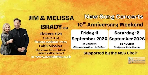 Jim & Melissa Brady in concert Glenmachan, Belfast