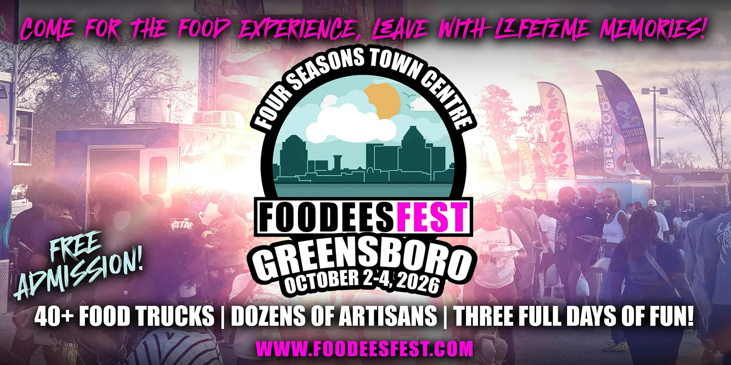 FOODEESFEST Greensboro, North Carolina (40+ food trucks and craft vendors!)