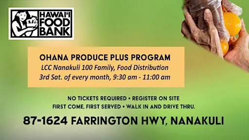 Hawaii Foodbank - Leeward Community Church Nanakuli