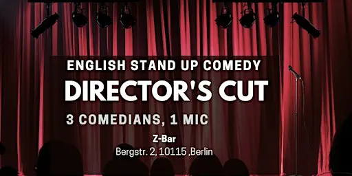 English Stand Up Comedy in Mitte - Director's Cut XLVIII (FREE SHOTs)