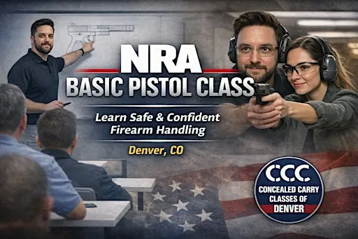 NRA Basic Pistol Class – Beginner Firearm Training in Denver