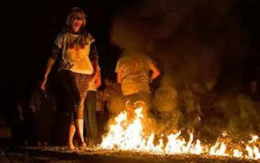 East of England Family Compass - Navigating Diabetes - Fundraising Firewalk