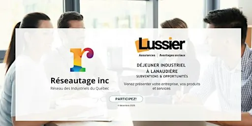 Déjeuner Industriel à Lanaudière