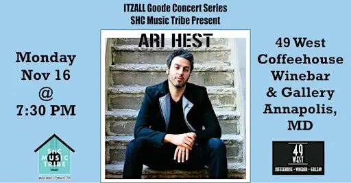 Ari Hest at 49 West in Annapolis, MD