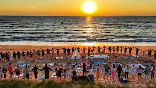 Free Community, Sunrise Sound Bath on the BEACH