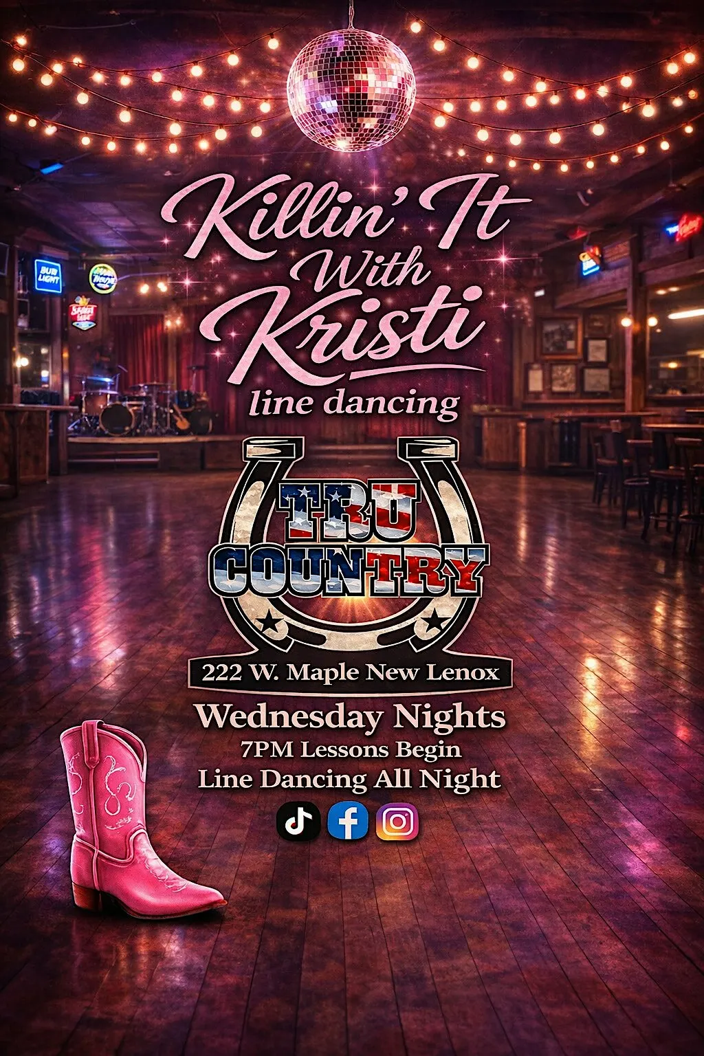 Killin’ It With Kristi Line Dancing at Tru Country