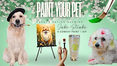 Painting Pets Night, a Comedy Paint and Sip