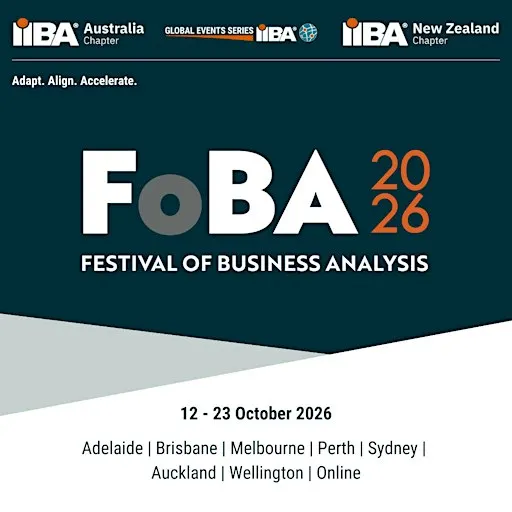 Wellington 2026 IIBA Skills Development Group Festival of Business Analysis
