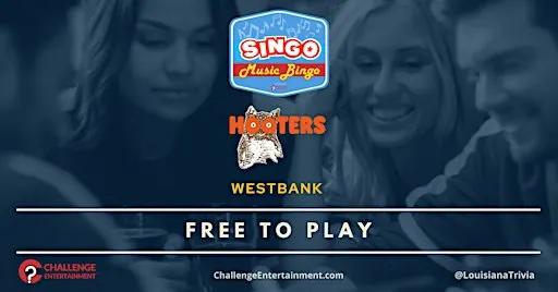 Weekly SINGO Music Bingo Nights at Hooters - Westbank