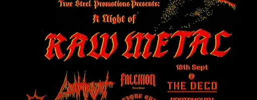 A night of RAW METAL - Portsmouth - 18.09.26