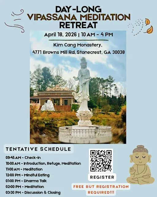 Vipassana Meditation Retreat / Day of Mindfulness in Atlanta