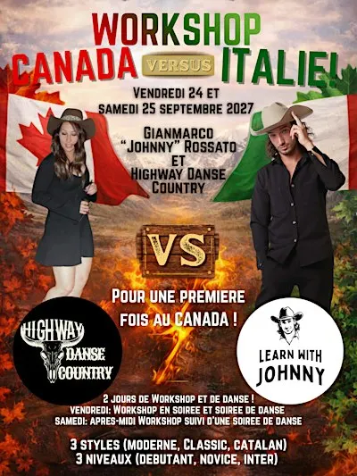 WORKSHOP et soirée de danse avec Gianmarco "Johnny" Rossato