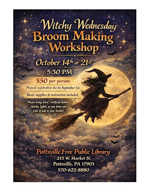 Witchy Wednesday: Broom Making Workshop