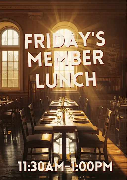 FFOM Members Lunch - Sept 25th