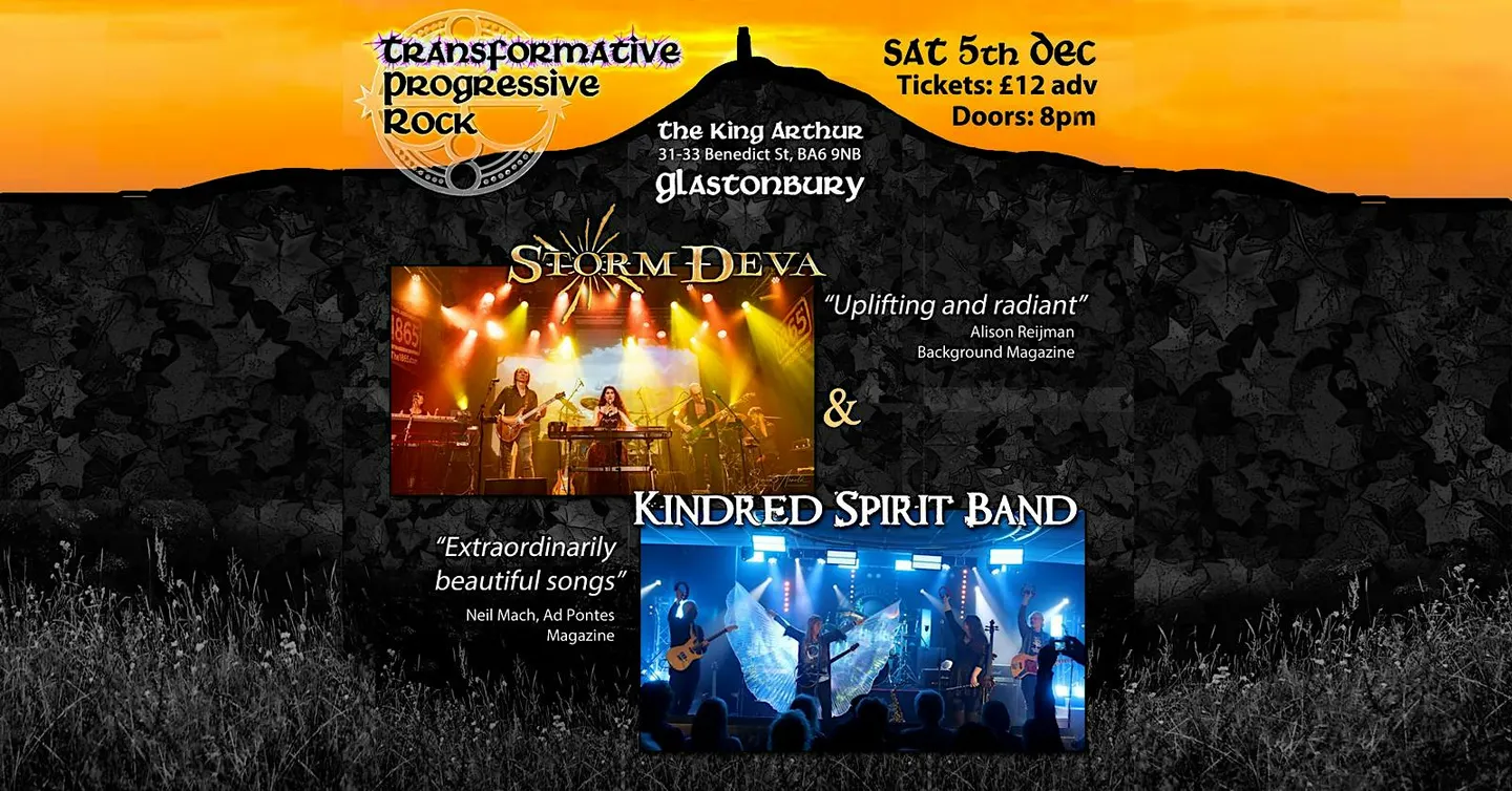Storm Deva and Kindred Spirit Band Gig in Glastonbury