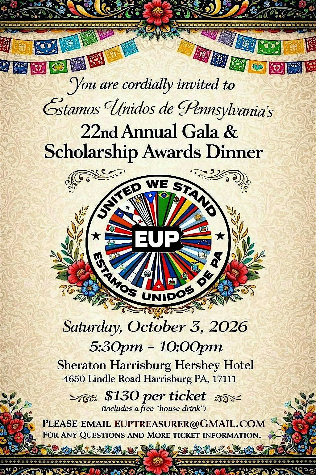 Estamos Unidos de PA's Annual Gala