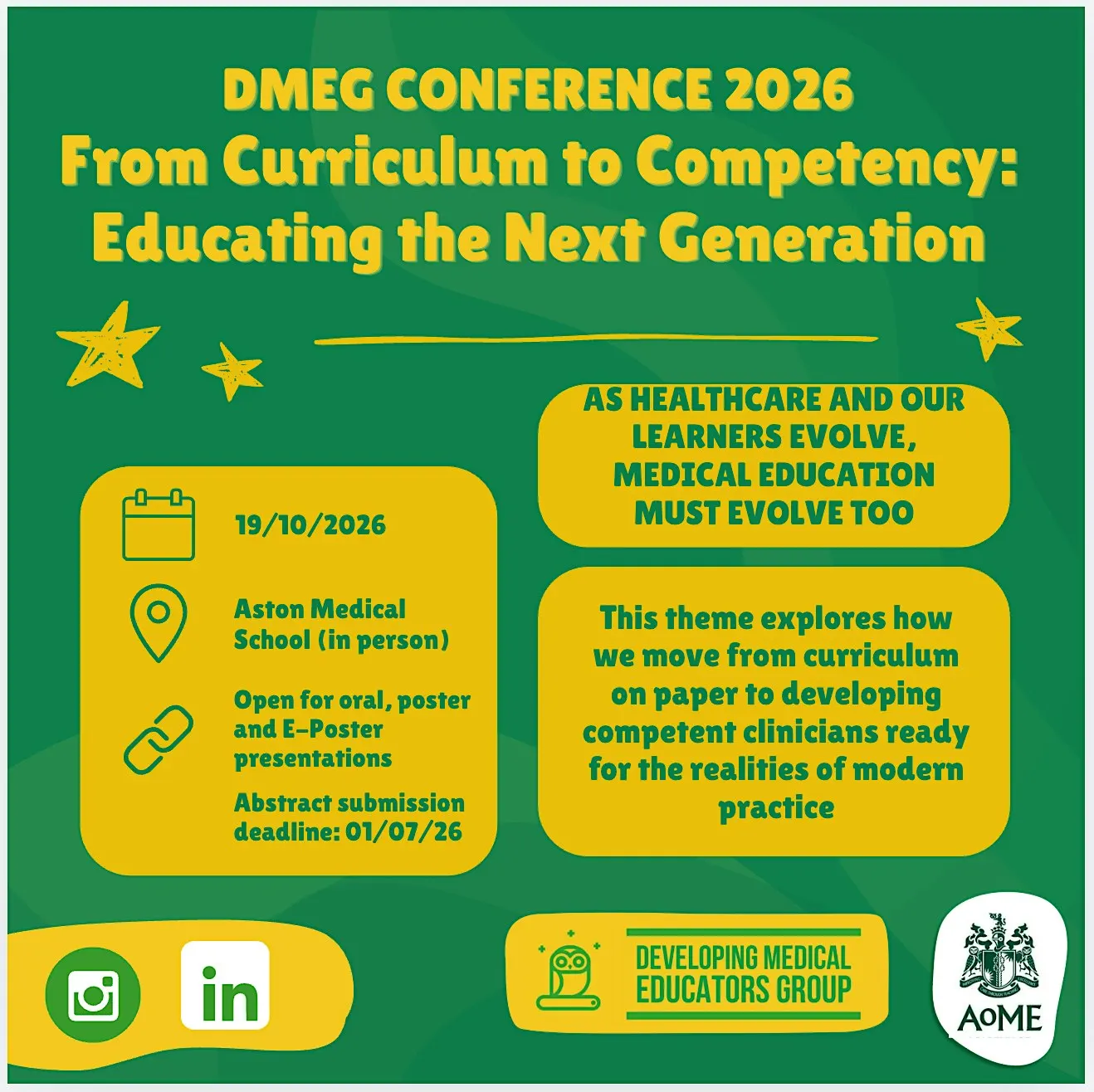 DMEG 2026 Conference