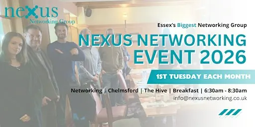 Business Networking - Chelmsford - Breakfast - The Hive