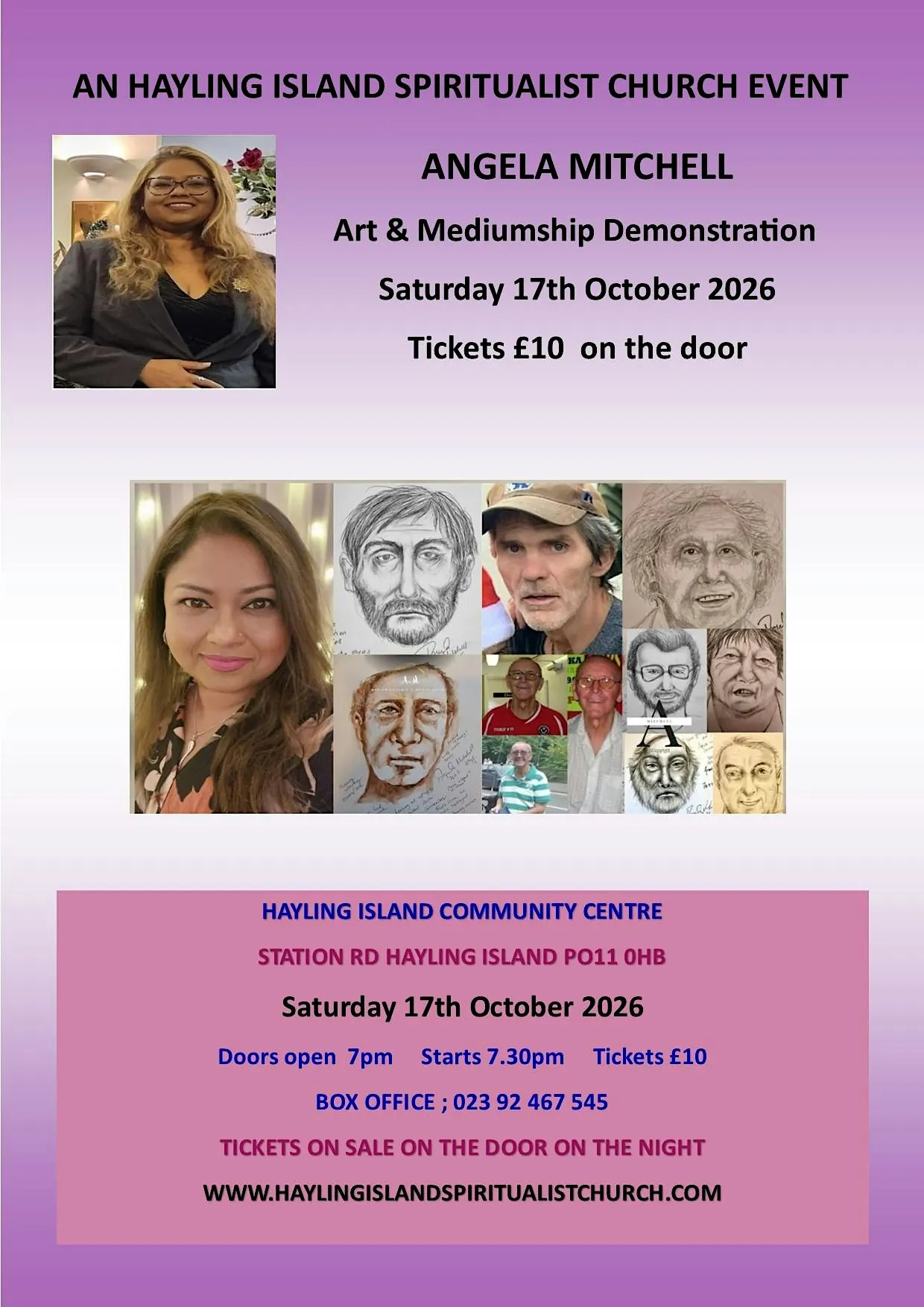 An Evening of Psychic Art and Clairvoyance with Angela Mitchell