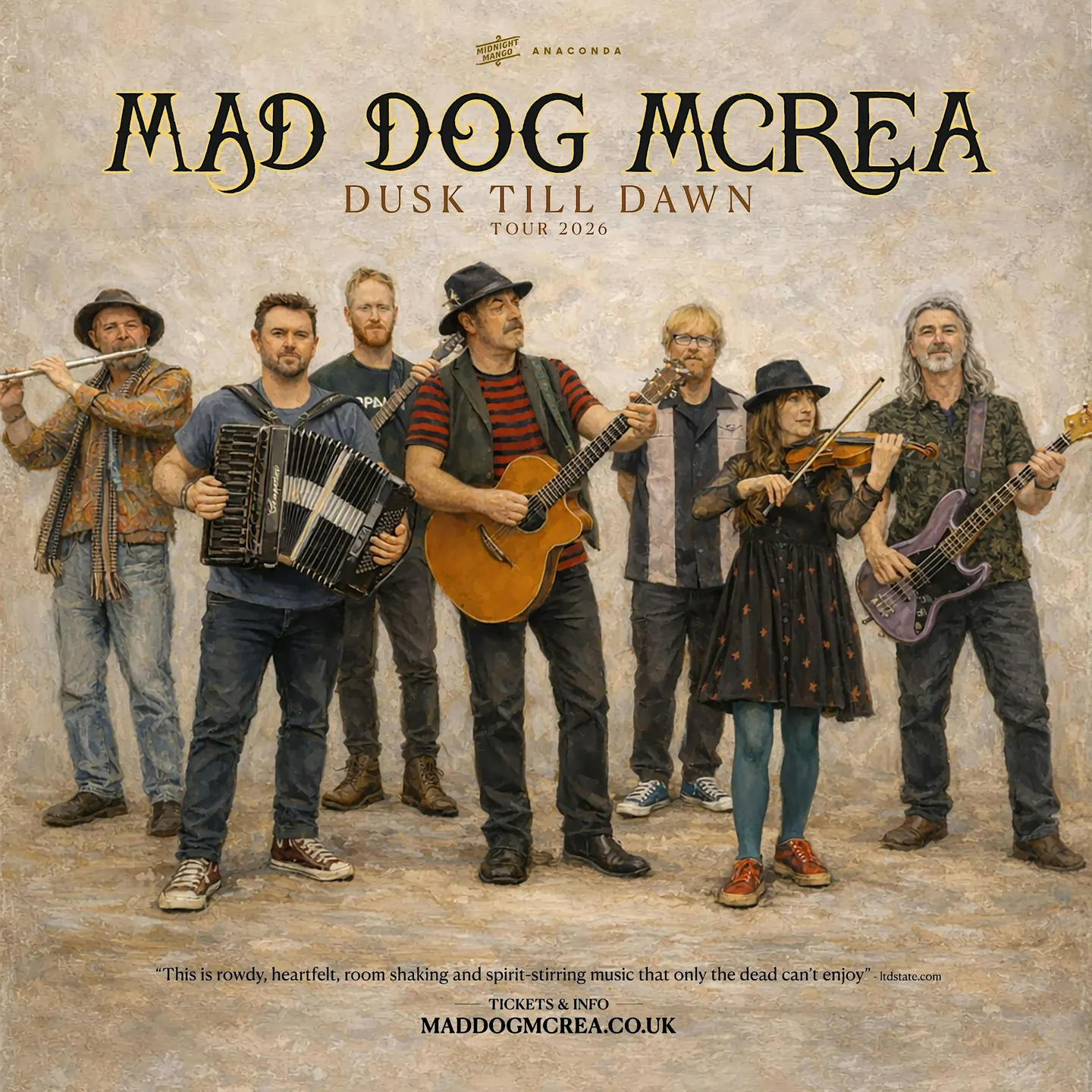 Mad Dog Mcrea - Dusk Till Dawn Tour 2026