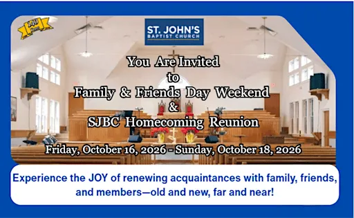St John's Baptist Church 140th Reunion
