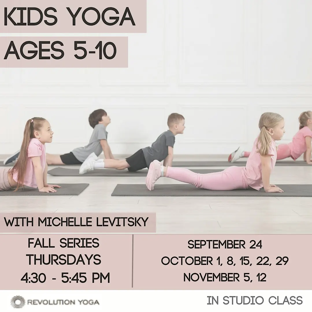 Kids Yoga Fall Series (ages 5 to 10)