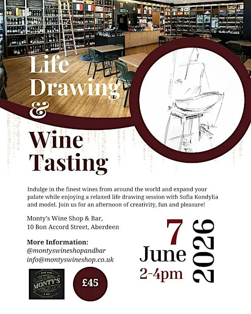 Life Drawing & Wine Tasting Session