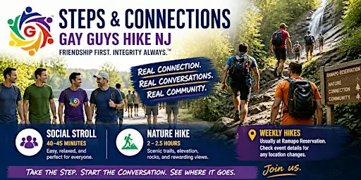 Gay Guys Hike NJ: Steps & Connections
