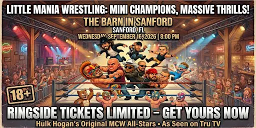 Little Mania Wrestling: Big Action, Tiny Wrestlers! Sanford, FL!