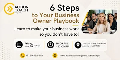 6 Steps to Your Business Owner Playbook
