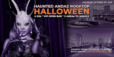 Haunted Andaz San Diego Halloween Rooftop Party
