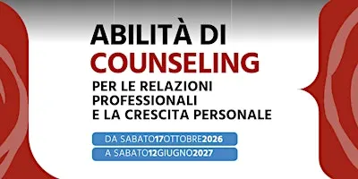 ABILITÀ DI COUNSELING. 150 ORE DI FORMAZIONE A PADOVA.