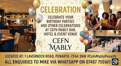 Hire a full Hotel in Penarth at Cefn Mably Bar, Hotel & Event Venue